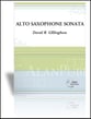 Alto Saxophone Sonata cover